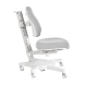 Комплект Anatomica Genius парта + кресло + надстройка + выдвижной ящик + подставка для книг клен/серый с серым креслом Armata