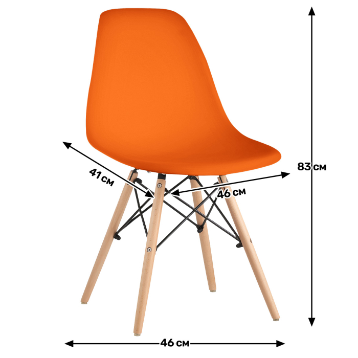 Характеристики Кухонные стулья Ergozen Eames DSW Pro (2 шт комплект)