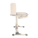 Комплект Anatomica Genius парта + кресло + надстройка + выдвижной ящик + подставка для книг клен/серый с зеленым креслом Armata